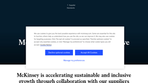 McKinsey Sustainable & Inclusive Procurement - diversity supplier