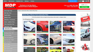 Automotive Films / Vehicle Wrap Vinyl | MDP Supplies - car wrap supplier