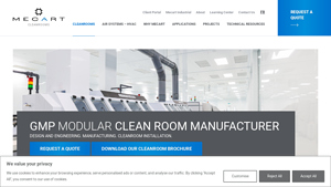 Modular Clean Room Manufacturers | Mecart Cleanrooms - modular clean room supplier