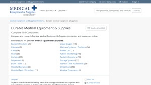 Durable Medical Equipment & Supplies Compare 188 Companies - medical supplier companies