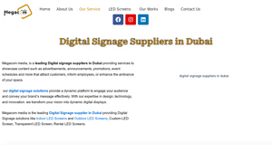 Digital Signage suppliers in Dubai, UAE | Digital Signage Solutions - digital signage supplier