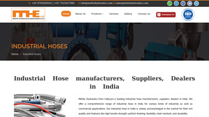 Industrial Hose Manufacturers|Suppliers|Dealers in India | Mehta Hydraulics - industrial hose suppliers