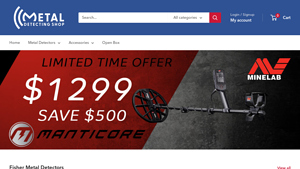 Metal Detectors & Accessories - Metal Detecting Shop - metal detecting equipment supplier