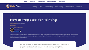 How to Prep Steel for Painting | 9 Easy Steps (2025) - metal painting