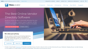 The Best Online Vendor Directory Software - MetaLocator - online supplier and vendor directories