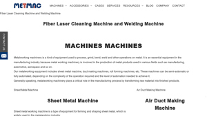 Metalworking Machinery - Metmac - metal machinery supplier