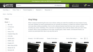Vinyl Wrap: Free Shipping $99+ | Metro Restyling - car wrap supplier