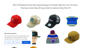 Cap Manufacturer | M.G.D HEADWEAR - custom hat supplier