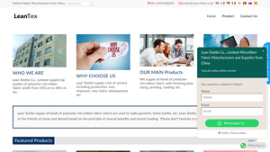 Microfiber Fabric Manufacturers and Supplier from China - Lean Textile ... - microfiber cloth supplier