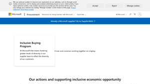 Supplier diversity at Microsoft | Microsoft Procurement - global supplier