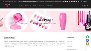 Professional Gel Nail Polish | Wholesale Gel Polish Supplier - Missgel - nail polish supplier