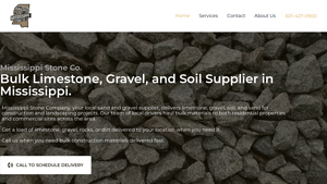 Limestone + Gravel + Dirt Delivery in Mississippi - Limestone, Gravel ... - dirt supplier