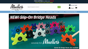 Mueller's Billiard & Dart Supplies - pool table supplier
