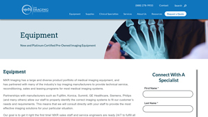 Medical Imaging Systems — Equipment & Supplies | MXR - x ray equipment supplier