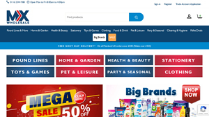 Wholesale, MX Wholesale UK Discount Wholesaler and Pound Shop Supplier - online wholesale supplier