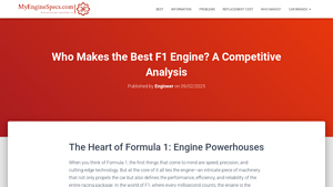 Who Makes the Best F1 Engine? Exploring the Top Manufacturers - formula 1 engine suppliers