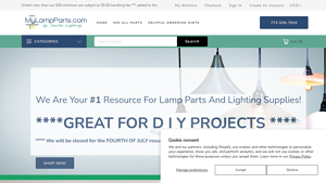My Lamp Parts - #1 Shop for Lamp Accessories - lamp shade supplier