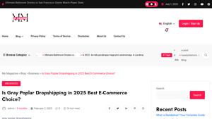 Is Gray Poplar Dropshipping in 2025 Best E-Commerce Choice? - gray poplar supplier