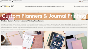 Custom Planners & Journal Printing - mymoonpies.com - customized planner supplier