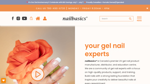 nailbasics | sculptured gel nails and aesthetic products - uv gel supplier