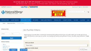Air Purifier HEPA Replacement Filters | National Allergy - air purifier supplier