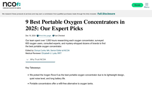9 Best Portable Oxygen Concentrators in 2025: Our Expert Picks - oxygen equipment supplier