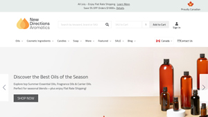New Directions Aromatics - Canada's Leading Supplier of Essential Oils - scented oil supplier