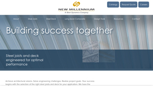 New Millennium steel joist and deck - deck supplier