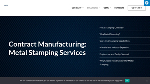 Contract Manufacturing Services - Metal Stamping - New Standard - metal stamping supplier