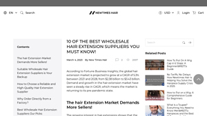 10 Best Wholesale Hair Extension Suppliers You Must Know! - hair extension supplier