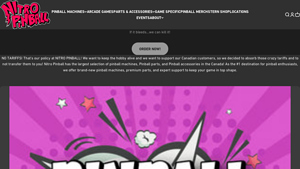 Nitro Pinball Sales & Support - North America's Pinball Experts! - pinball machine supplier