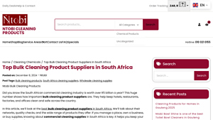 Top Bulk Cleaning Product Suppliers in South Africa - cleaning products supplier