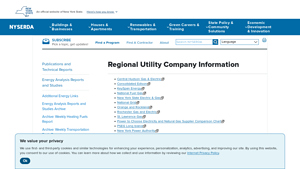 Regional Utility Company Information - NYSERDA - energy suppliers nyc