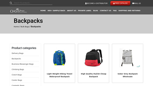 Bulk Backpack Manufacturer: Wholesale Backpacks Suppliers - backpack supplier