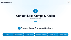 Contact Lens Company Guide - ODReference - contact lens supplier