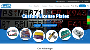 China License Plate Manufacturers, Traffic Sign Suppliers, Metal ... - licence plate manufacturers