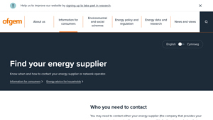 Find your energy supplier - Ofgem - electricity supplier