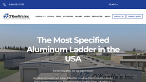 USA-Made Aluminum Building Ladders - O'Keeffe's Inc. - ladder supplier