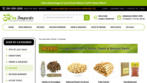 Wholesale Incense Supplier - Om Imports - incense supplier