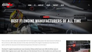 Best F1 Engine Manufacturers Of All Time - One Stop Racing - formula 1 engine suppliers