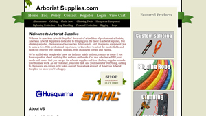 Arborist Supplies | Tree Climbing Supplies | Chainsaws - arbor suppliers