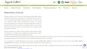 Baby/Infant Clothes Manufacturers in India - Organic & More - baby clothes supplier
