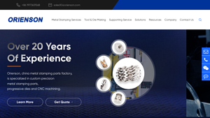 Custom Precision Metal Stamping Manufacturer Services China | Orienson - metal stamping supplier