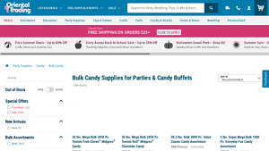Bulk Candy & Candy Buffet Supplies | Oriental Trading - cheap wholesale candy suppliers
