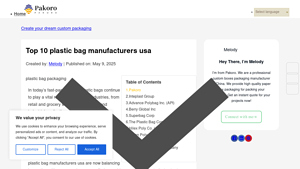 Plastic Bag Manufacturers USA: Trusted Quality & Durability - plastic bag producers