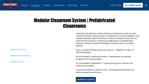Modular Cleanrooms | Prefabricated Cleanroom | Panel Built - modular clean room supplier