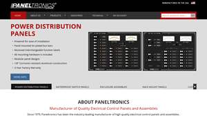 Paneltronics: Electrical Panel Manufacturer - electrical control panel manufacturers