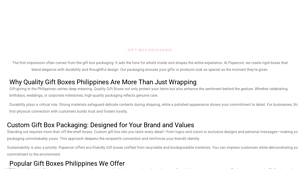 Gift Box Packaging | Gift Boxes Philippines | Customized ... - Papercon - customized box supplier
