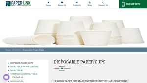 Paper Cup Manufacturers in UAE | Paper Cup Suppliers Dubai - Paper link - paper cup supplier