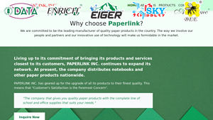 Home - PAPERLINK, INC. - paper supplier